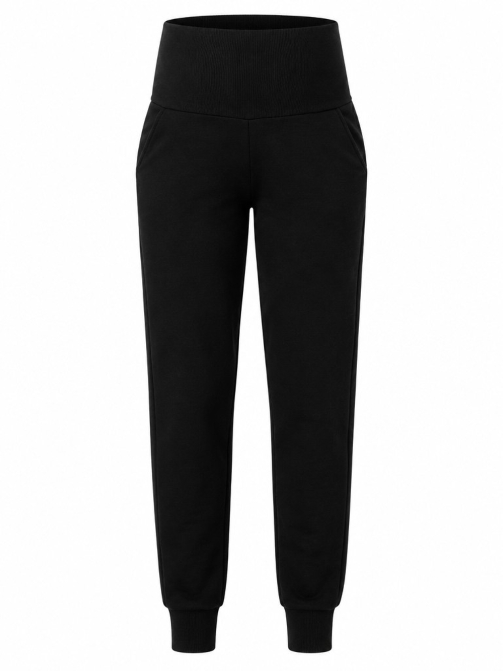Ripe Maternity Black High-Waist Maternity Joggers
